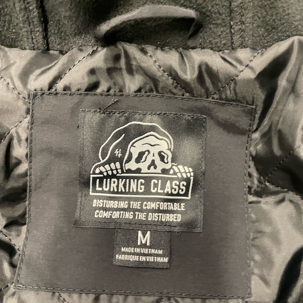 Black Button Down Snow Jacket - image 3